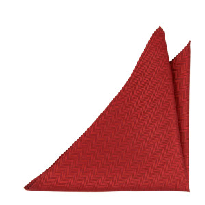 DRUMMEL RED pocket square