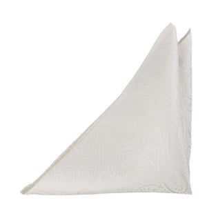 FLOTT WHITE pocket square