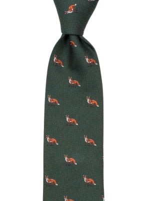 FOXFIRE GREEN classic tie