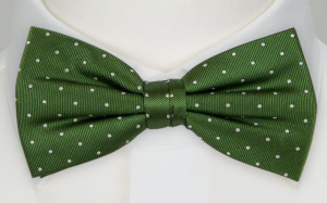 GRONGOLING GREEN pre-tied bow tie