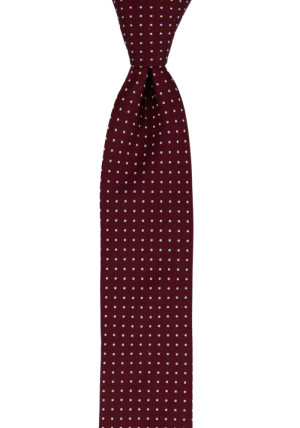 HAGELSTORM BURGUNDY skinny tie