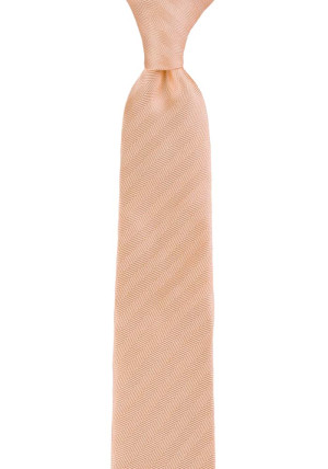 JAGGED Apricot boy's tie medium