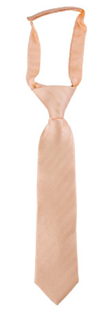 JAGGED Apricot boys tie small pre-tied