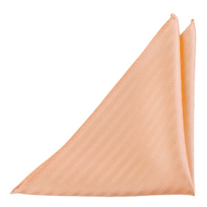 JAGGED Apricot pocket square