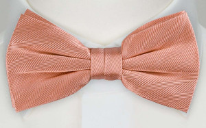 JAGGED DUSTY PINK bow tie