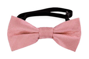 JAGGED Pink baby bow tie