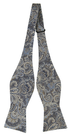 JAJAMAN BEIGE self-tie bow tie
