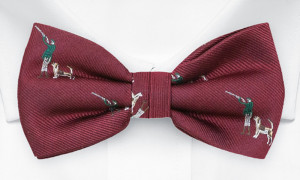 RATTLING RED pre-tied bow tie