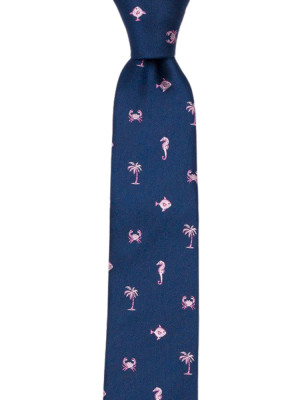 SEASIDER BLUE skinny tie