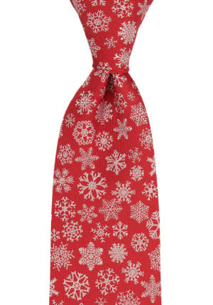 SNOFLINGA RED tie