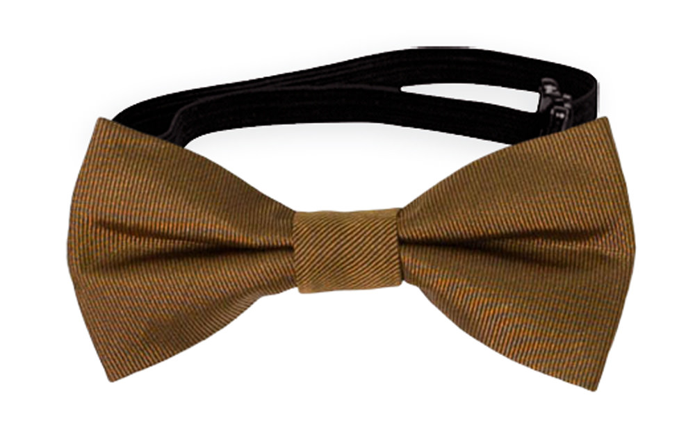 SOLID Bronze baby bow tie
