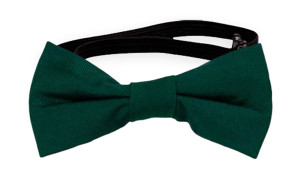 SOLID DARK GREEN baby bow tie