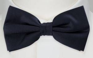 SOLID DARK NAVY boy's bow tie