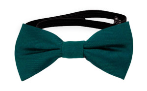 SOLID DARK PINE baby bow tie