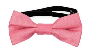 SOLID Dark pink baby bow tie