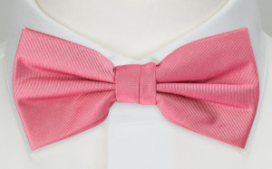 SOLID Dark pink boy's bow tie
