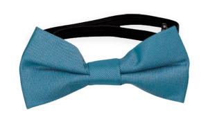 SOLID Dark turquoise baby bow tie