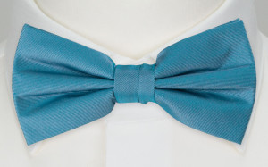 SOLID Dark turquoise boy's bow tie