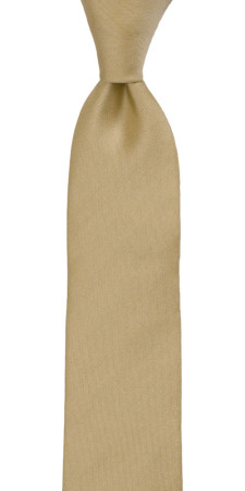 SOLID Khaki boy's tie medium