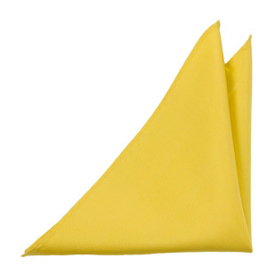 SOLID Lemon pocket square