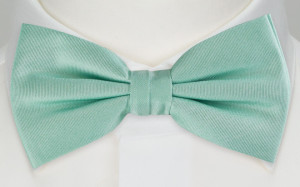 SOLID Light turquoise boy's bow tie