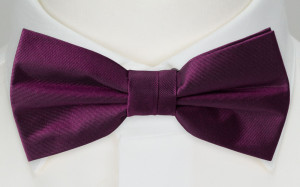 SOLID Magenta boy's bow tie