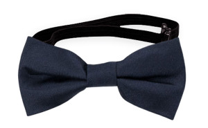SOLID NAVY BLUE baby bow tie