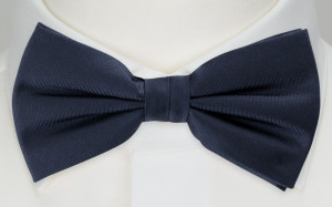 SOLID NAVY BLUE boy's bow tie