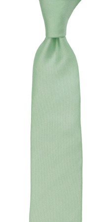SOLID Pastel green boy's tie medium