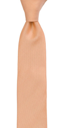 SOLID Peach boy's tie medium