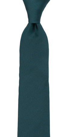 SOLID Petrol boy's tie medium