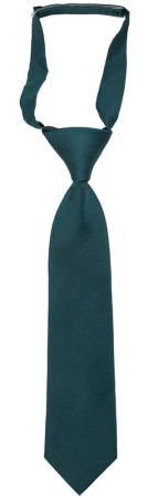SOLID Petrol boys tie small pre-tied