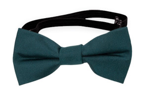 SOLID Petrol baby bow tie