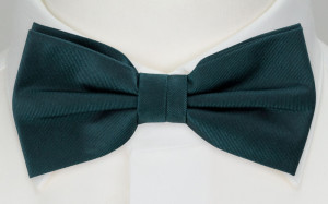 SOLID Petrol boy's bow tie