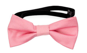 SOLID Pink baby bow tie