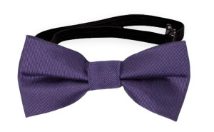 SOLID Purple baby bow tie
