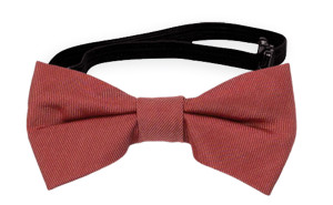 SOLID Rose baby bow tie