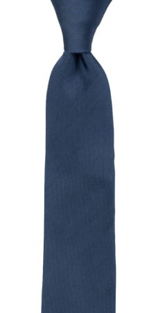 SOLID Steel blue boy's tie medium
