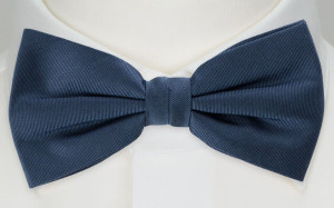 SOLID Steel blue boy's bow tie
