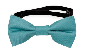SOLID Turquoise baby bow tie