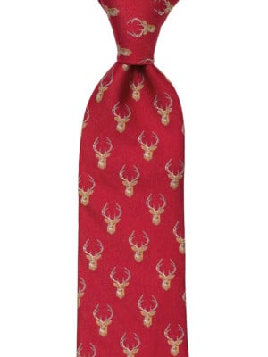 STAGGERING RED tie