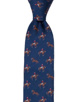 TIEQUESTRIAN BLUE classic tie