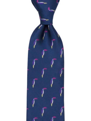 TOUCANNON BLUE tie