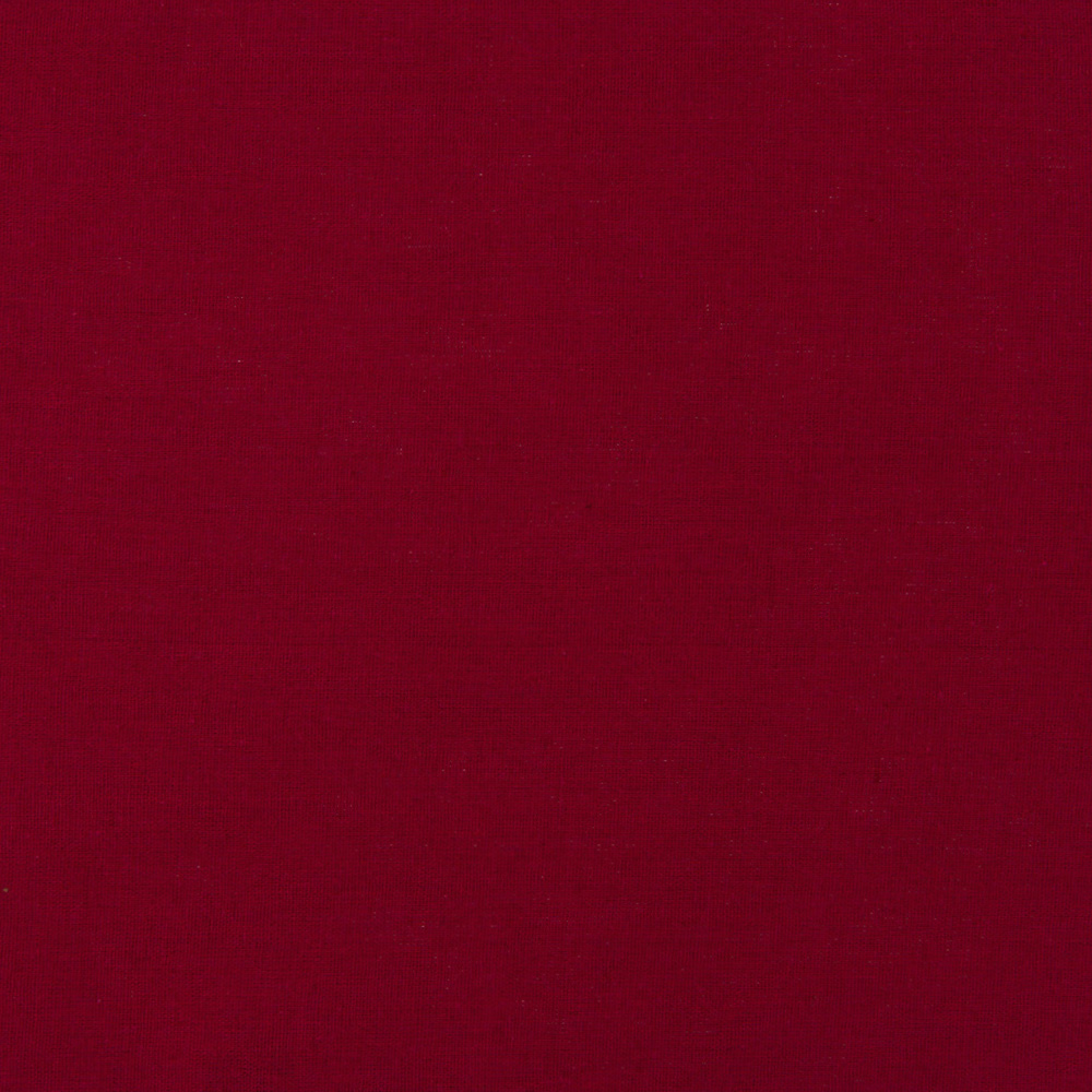 Pocket Square - Solid deep raspberry red basket weave