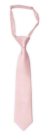 JAGGED Blush pink boy's tie small pre-tied