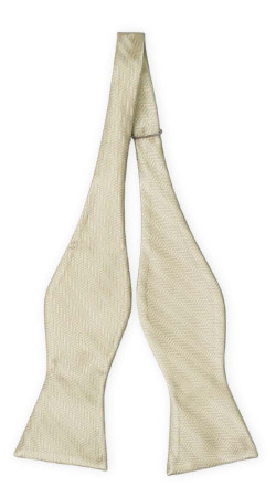 JAGGED SAGE GREEN self-tie bow tie