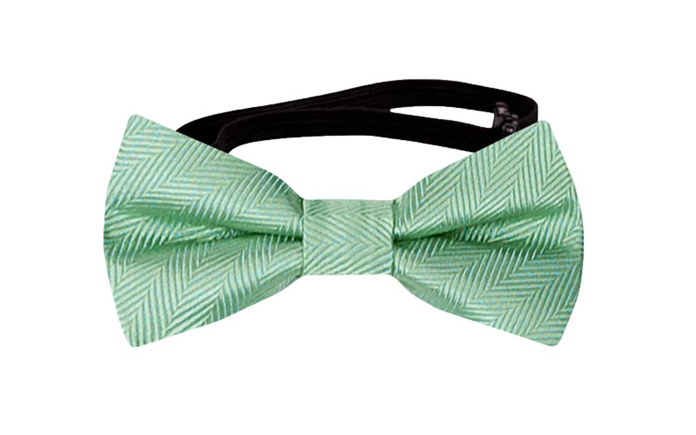 JAGGED SEAFOAM TURQUOISE baby bow tie