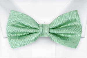 JAGGED SEAFOAM TURQUOISE bow tie