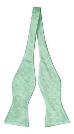 JAGGED SEAFOAM TURQUOISE self-tie bow tie