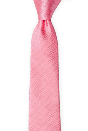 JAGGED Warm pink boy's tie medium
